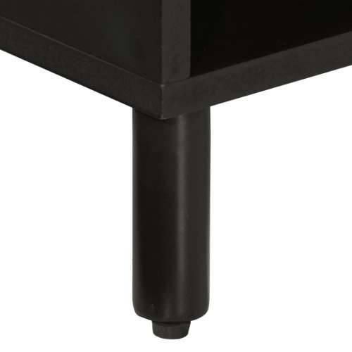 TV ormarić crni 80 x 31 x 46 cm od masivnog drva manga - Crna 1 masivno drvo manga Cijena