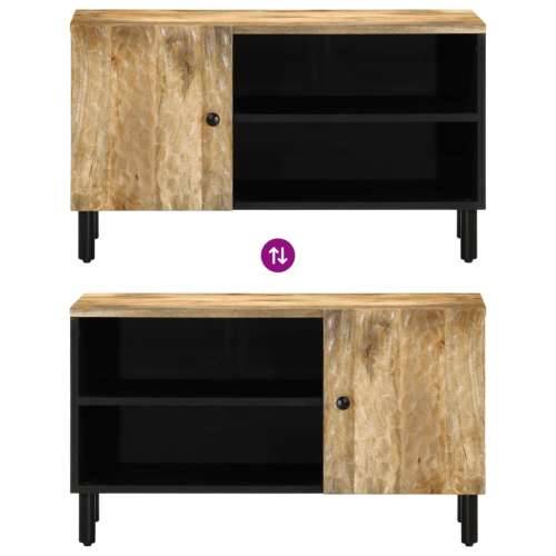 TV ormarić 80 x 31 x 46 cm od masivnog drva manga - Prirodna 1 masivno drvo manga Cijena