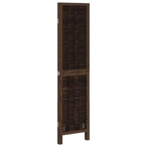 Paravan - Sobna pregrada s 3 panela tamnosmeđa masivno drvo paulovnije - 40 x 160 cm 3 Cijena