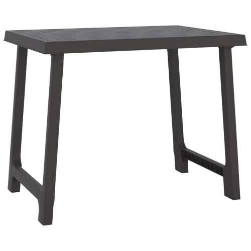 Stol za kampiranje antracit 79 x 56 x 64 cm PP izgled drva - Antracit 1 Cijena