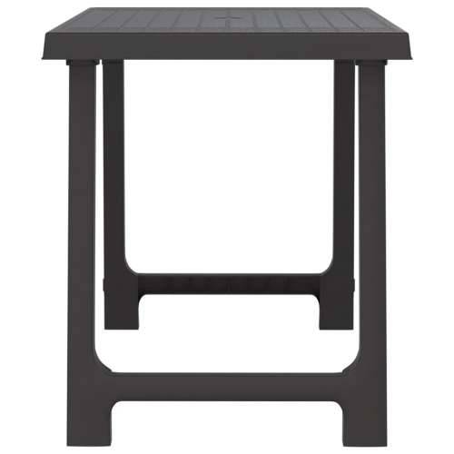Stol za kampiranje antracit 79 x 56 x 64 cm PP izgled drva - Antracit 1 Cijena