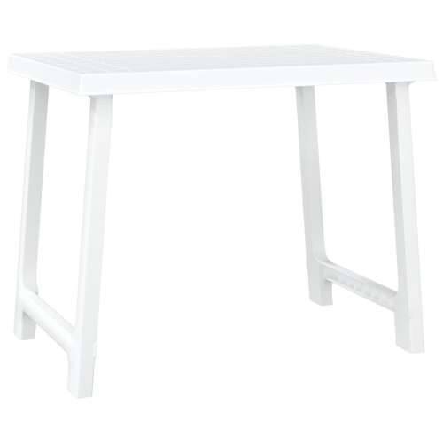 Stol za kampiranje bijeli 79 x 56 x 64 cm PP izgled drva - Bijela 1 Cijena