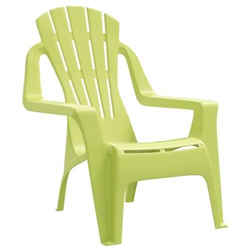 Vrtne stolice za djecu 2 kom zelene 37x34x44 cm PP izgled drva - Zelena 2 Cijena