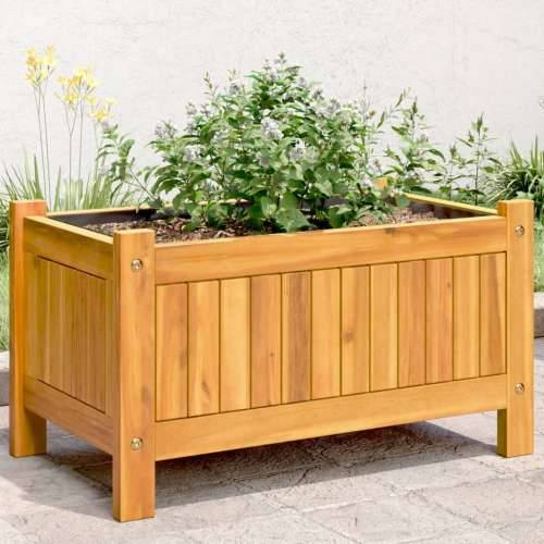 Vrtna sadilica s oblogom 54x31x30 cm od masivnog drva bagrema - 54 x 31 x 30 cm 1 Cijena