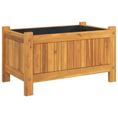 Vrtna sadilica s oblogom 54x31x30 cm od masivnog drva bagrema - 54 x 31 x 30 cm 1 Cijena