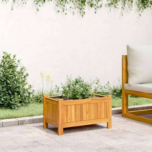 Vrtna sadilica s oblogom 54x31x30 cm od masivnog drva bagrema - 54 x 31 x 30 cm 1 Cijena