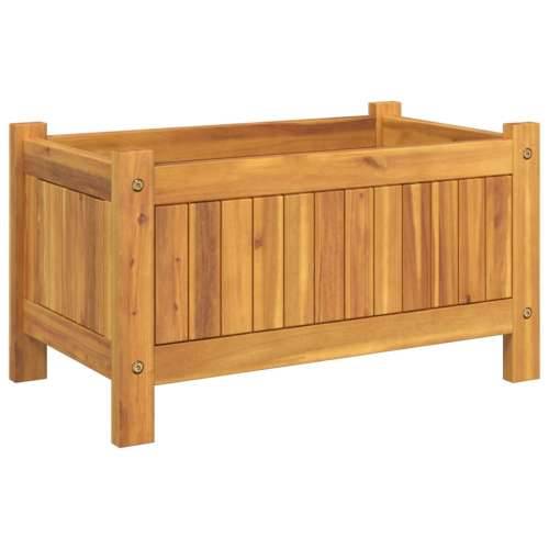 Vrtna sadilica s oblogom 54x31x30 cm od masivnog drva bagrema - 54 x 31 x 30 cm 1 Cijena