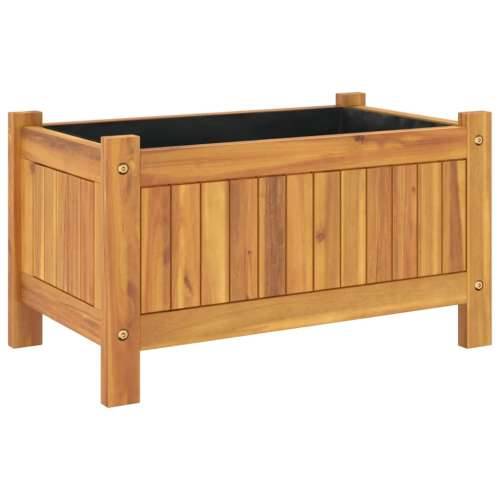 Vrtna sadilica s oblogom 54x31x30 cm od masivnog drva bagrema - 54 x 31 x 30 cm 1 Cijena