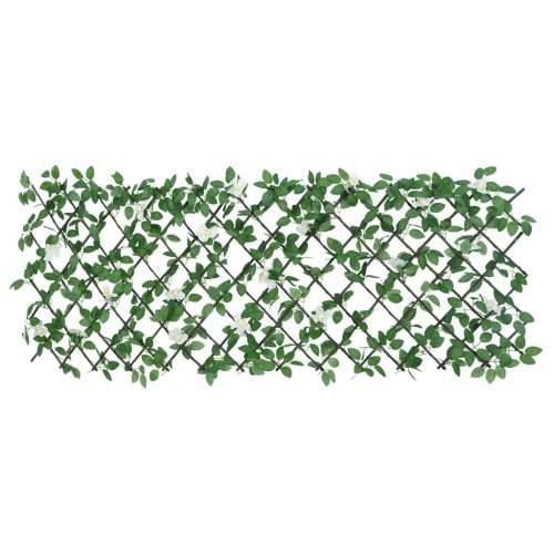 Proširiva rešetka od umjetnog bršljana zelena 186 x 30 cm Cijena