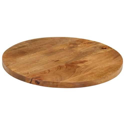 Stolna ploča Ø 60 x 2,5 cm okrugla od masivnog drva manga - Drvo manga (završna obrada od hrastovine) 60 cm 1 25 mm Cijena