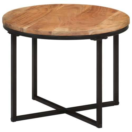 Stolić za kavu 45x45x35 cm od masivnog drva bagrema i željeza - 45 x 45 x 35 cm 1 Cijena
