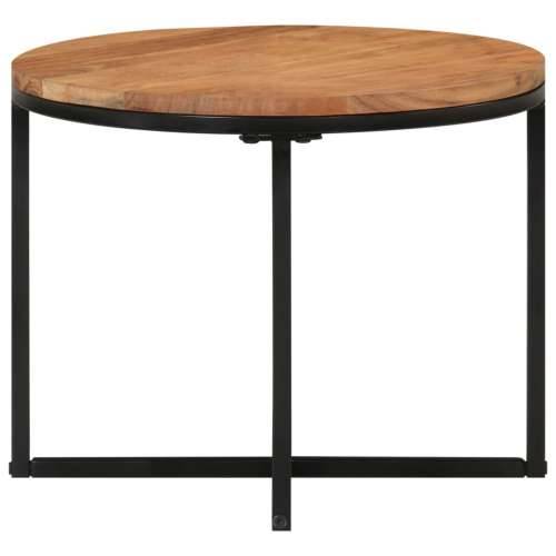 Stolić za kavu 45x45x35 cm od masivnog drva bagrema i željeza - 45 x 45 x 35 cm 1 Cijena