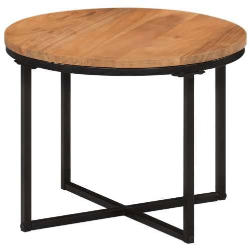 Stolić za kavu 45x45x35 cm od masivnog drva bagrema i željeza - 45 x 45 x 35 cm 1 Cijena