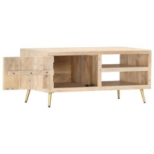 Stolić za kavu 90 x 45 x 40 cm od masivnog drva manga Cijena