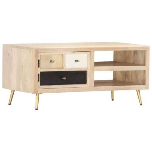 Stolić za kavu 90 x 45 x 40 cm od masivnog drva manga Cijena