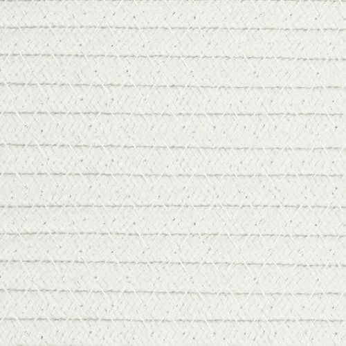 Košara za rublje sivo-bijela Ø 60 x 36 cm pamučna - Siva i bijela 60 x 36 cm 1 Cijena