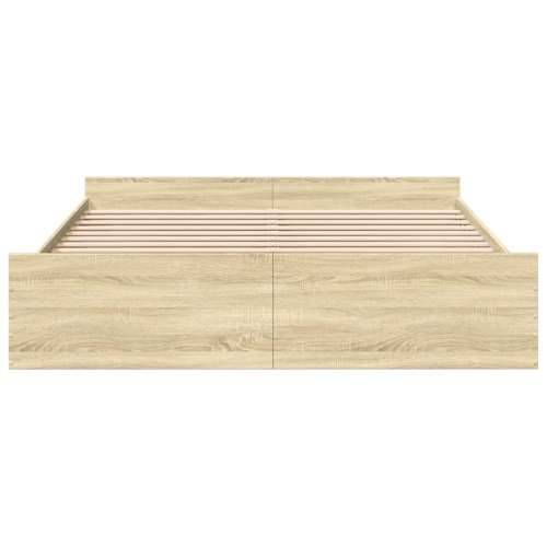 Okvir za krevet s ladicama boja hrasta 180x200 cm - sonoma hrast 180 x 200 cm Cijena