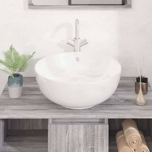 Lavabo - Umivaonik bijeli 44x17 cm keramički okrugli Cijena