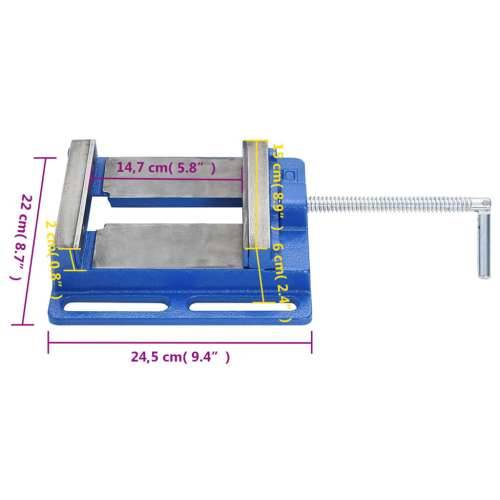 Stega za bušilicu plava 150 mm od lijevanog željeza - 150 mm 1 Cijena