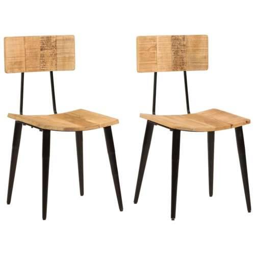 Blagovaonske stolice 2 kom 44x40x80 cm od masivnog drva manga Cijena