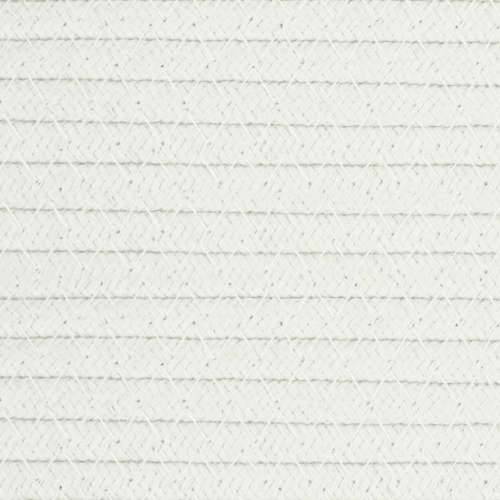 Košara za rublje smeđe-bijela Ø 55 x 36 cm pamučna - Smeđa 55 x 36 cm 1 Cijena