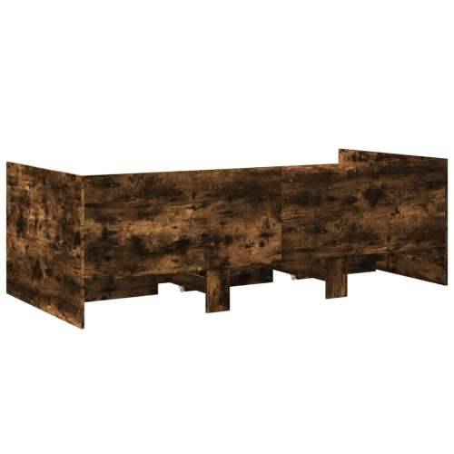 Dnevni krevet s ladicama bez madraca boja hrasta 100x200 cm - Dimljeni hrast 100 x 200 cm Cijena