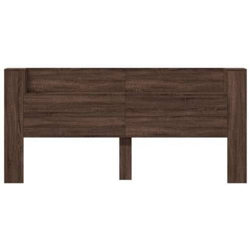 Ormarić za uzglavlje LED boja smeđeg hrasta 220x16,5x103,5 cm - Smeđi hrast 220 x 16.5 x 103.5 cm 1 Cijena