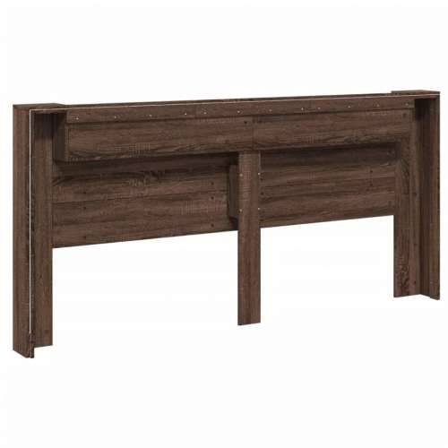 Ormarić za uzglavlje LED boja smeđeg hrasta 220x16,5x103,5 cm - Smeđi hrast 220 x 16.5 x 103.5 cm 1 Cijena