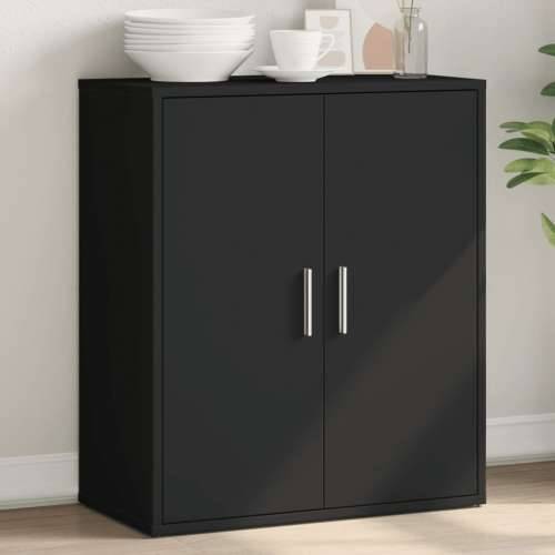 Komoda crna 60 x 31 x 70 cm od konstruiranog drva - Crna 1 Cijena