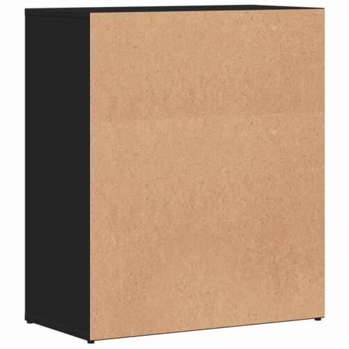 Komoda crna 60 x 31 x 70 cm od konstruiranog drva - Crna 1 Cijena
