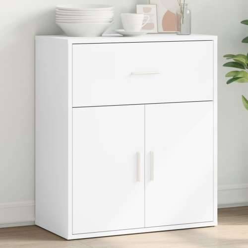 Komoda bijela 60 x 31 x 70 cm od konstruiranog drva - Bijela 1 Cijena