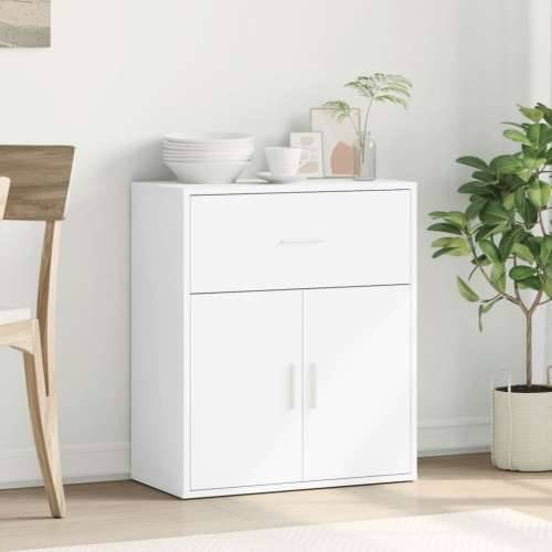 Komoda bijela 60 x 31 x 70 cm od konstruiranog drva - Bijela 1 Cijena