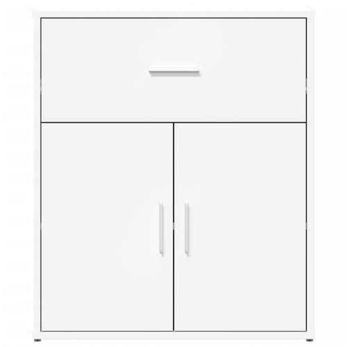 Komoda bijela 60 x 31 x 70 cm od konstruiranog drva - Bijela 1 Cijena