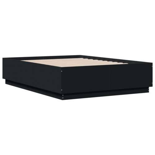 Okvir za krevet crni 120x190 cm konstruirano drvo - Crna 120 x 190 cm Cijena