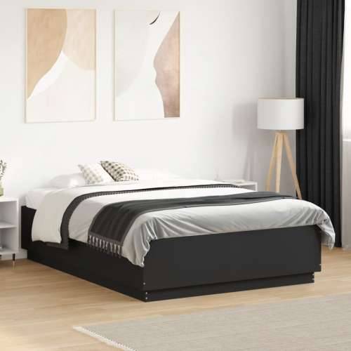 Okvir za krevet crni 120x190 cm konstruirano drvo - Crna 120 x 190 cm Cijena