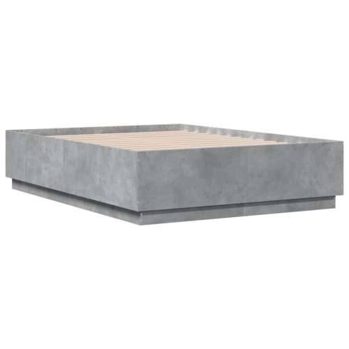 Okvir kreveta boja betona 120x190 cm od konstruiranog drva - Beton siva 120 x 190 cm Cijena