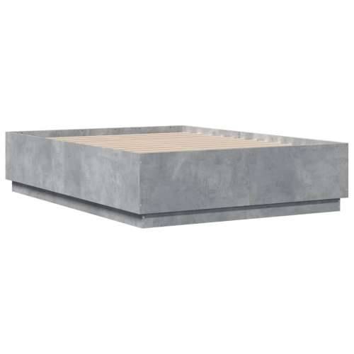 Okvir kreveta boja betona 120x190 cm od konstruiranog drva - Beton siva 120 x 190 cm Cijena