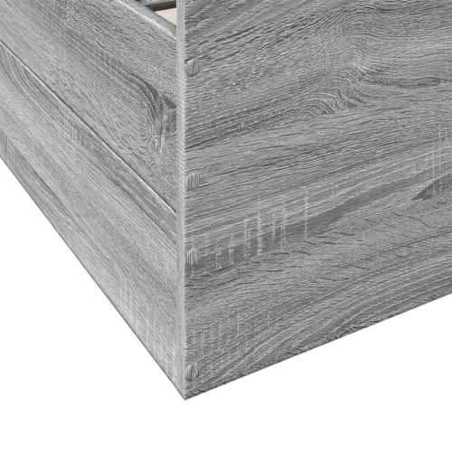 Okvir za krevet s ladicama boja hrasta 200x200 cm drveni - Sivi hrast sonoma 200 x 200 cm Cijena