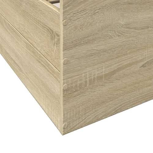 Okvir za krevet s ladicama boja hrasta 120x190 cm drveni - sonoma hrast 120 x 190 cm Cijena