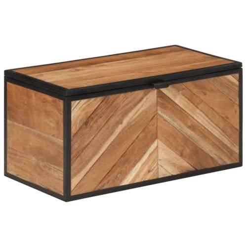 Kutija za pohranu 60x30x30 cm masivno drvo bagrema i željezo Cijena