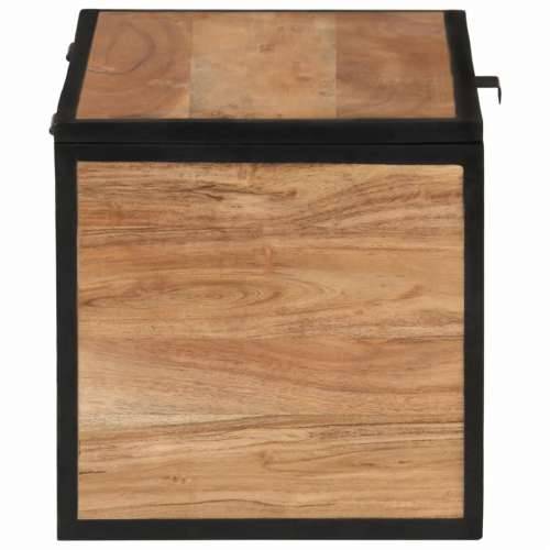 Kutija za pohranu 60x30x30 cm masivno drvo bagrema i željezo Cijena