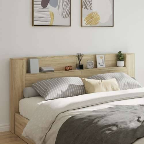 Ormarić za uzglavlje LED boja hrasta sonome 220x16,5x103,5 cm - sonoma hrast 220 x 16.5 x 103.5 cm 1 Cijena
