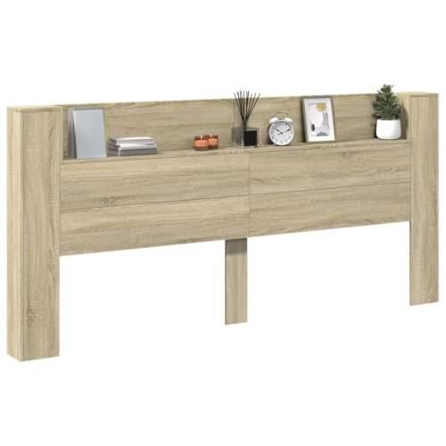 Ormarić za uzglavlje LED boja hrasta sonome 220x16,5x103,5 cm - sonoma hrast 220 x 16.5 x 103.5 cm 1 Cijena
