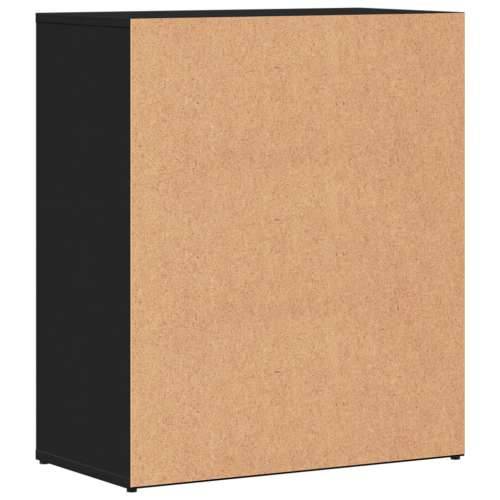 Komoda crna 60 x 31 x 70 cm od konstruiranog drva - Crna 1 Cijena