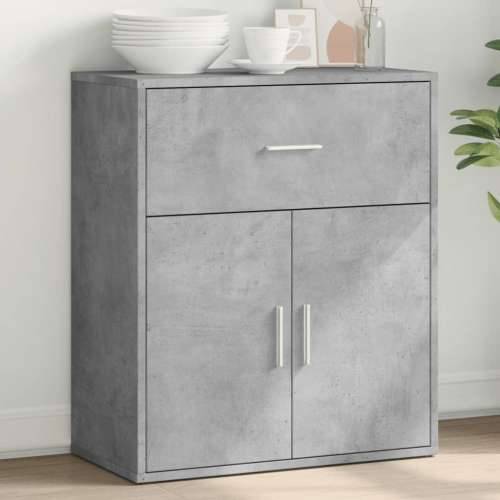 Komoda beton siva 60 x 31 x 70 cm od konstruiranog drva - Beton siva 1 Cijena