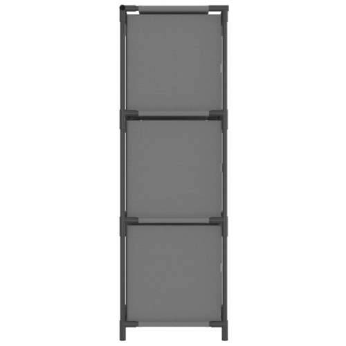 Ormarić za pohranu s 3 platnene ladice sivi 34x34x101 cm čelik Cijena