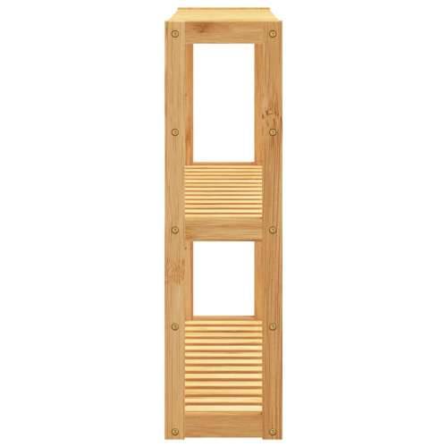 Kupaonska polica s 3 razine zidna 60 x 15 x 54 cm od bambusa Cijena