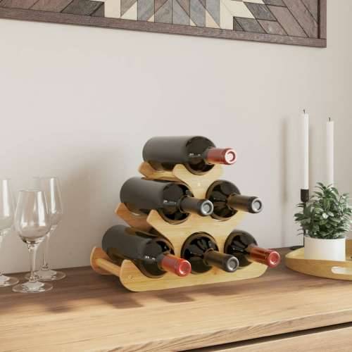 Stalak za vino za 6 boca 35 x 18 x 25,5 cm od bambusa Cijena
