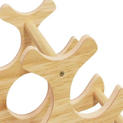 Stalak za vino za 6 boca 35 x 18 x 25,5 cm od bambusa Cijena