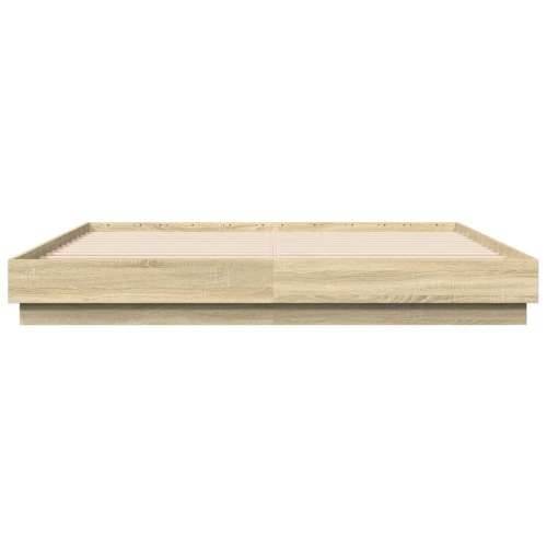 Okvir za krevet boja hrasta 180x200 cm konstruirano drvo - sonoma hrast 180 x 200 cm Cijena
